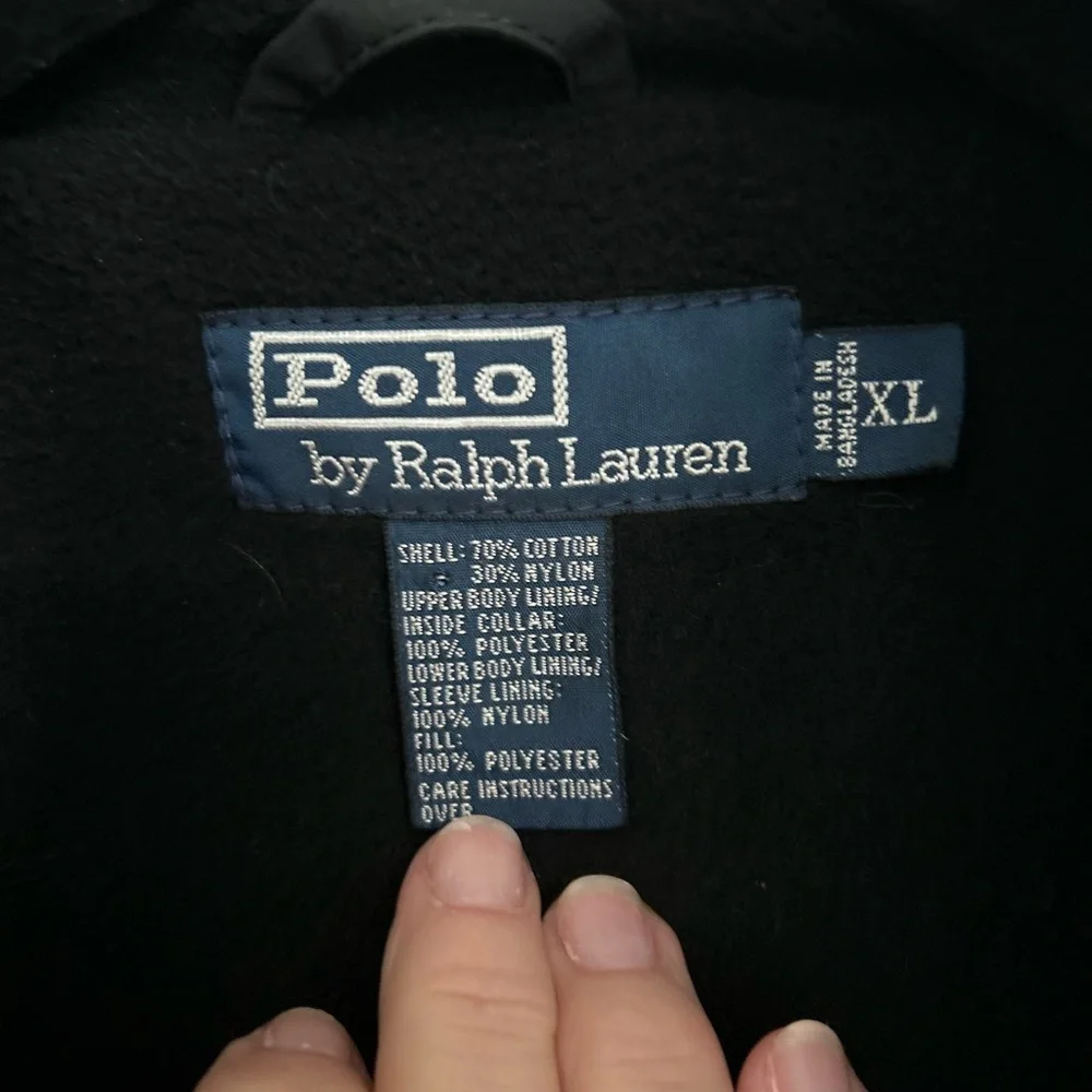 Keep you warm all winter! Vintage Polo Ralph Lauren Coat Jacket XL